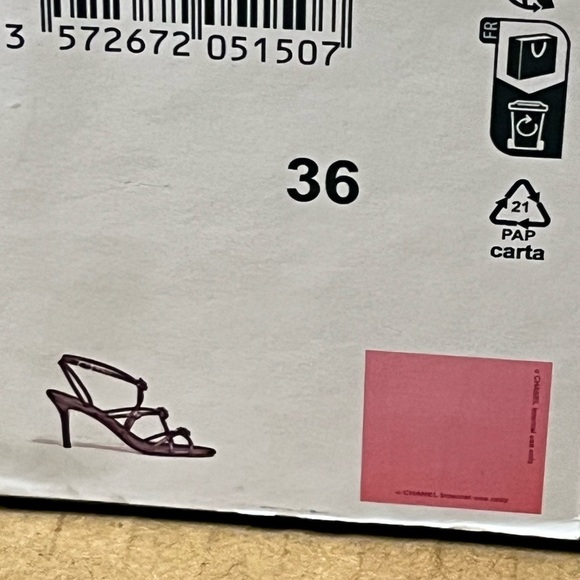Authentic Chanel Sandals size 36 - Picture 13 of 13